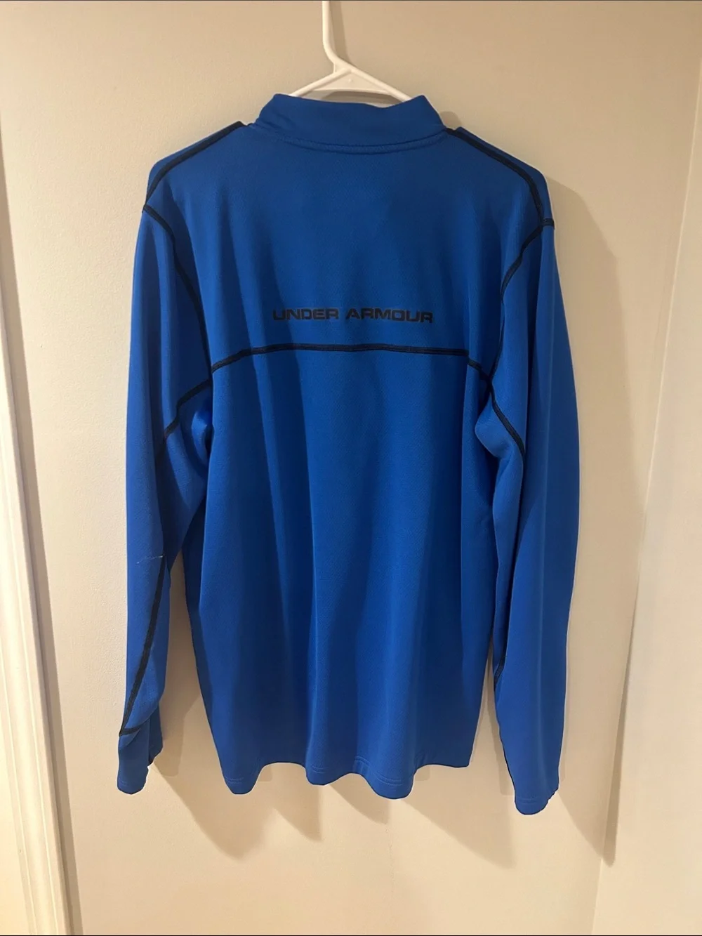 Under Armour Royal Blue Long-Sleeve Quarter-Zip Pullover
